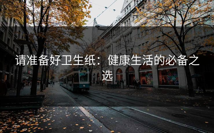 请准备好卫生纸:健康生活的必备之选 请准备好卫生纸:健康生活的必备之选