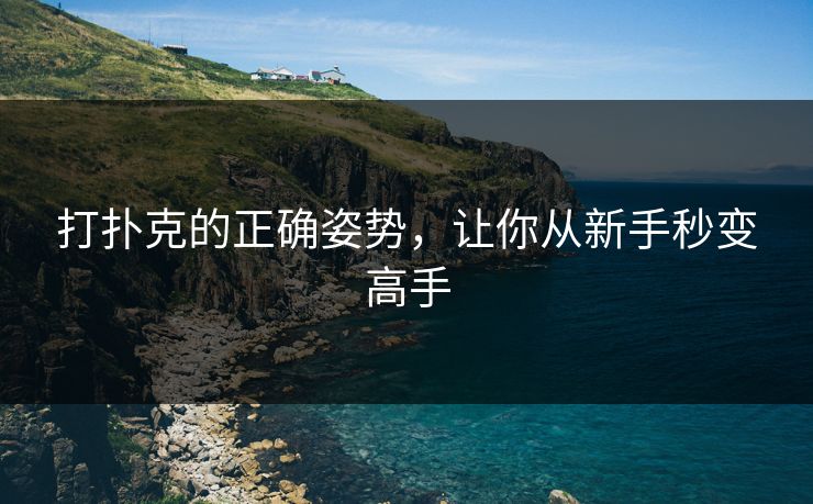 打扑克的正确姿势,让你从新手秒变高手 打扑克的正确姿势,让你从新手秒变高手