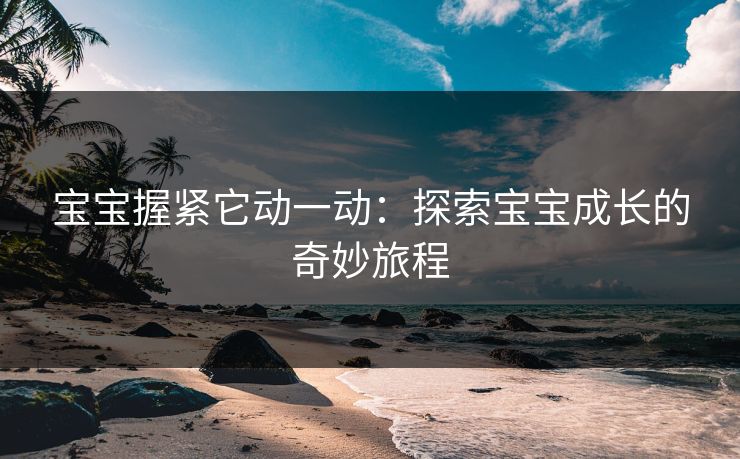 宝宝握紧它动一动：探索宝宝成长的奇妙旅程